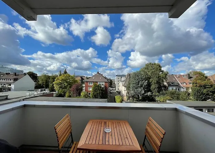 Daire Messe Gruga Rue Zentral Vollausgestattet *